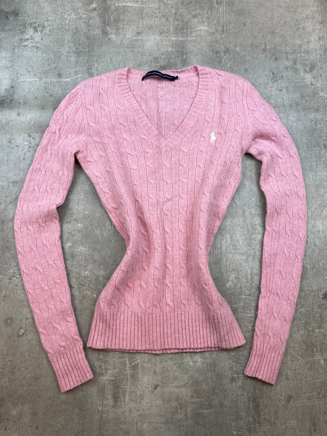 Ralph Lauren Girls Zopfmuster Sweater S