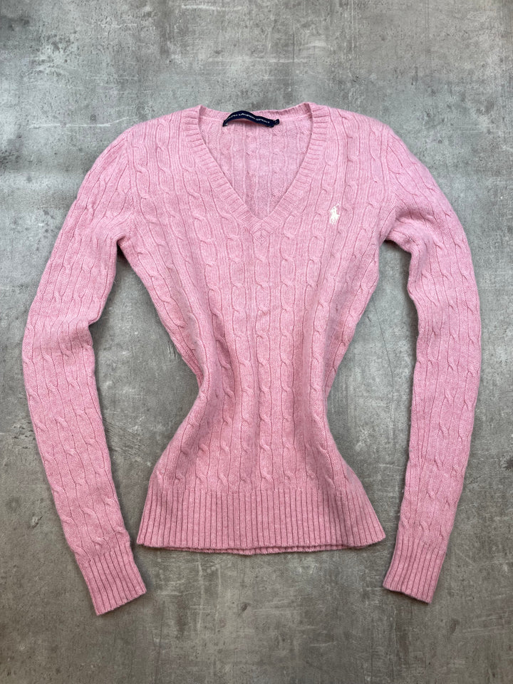 Ralph Lauren Girls Zopfmuster Sweater S
