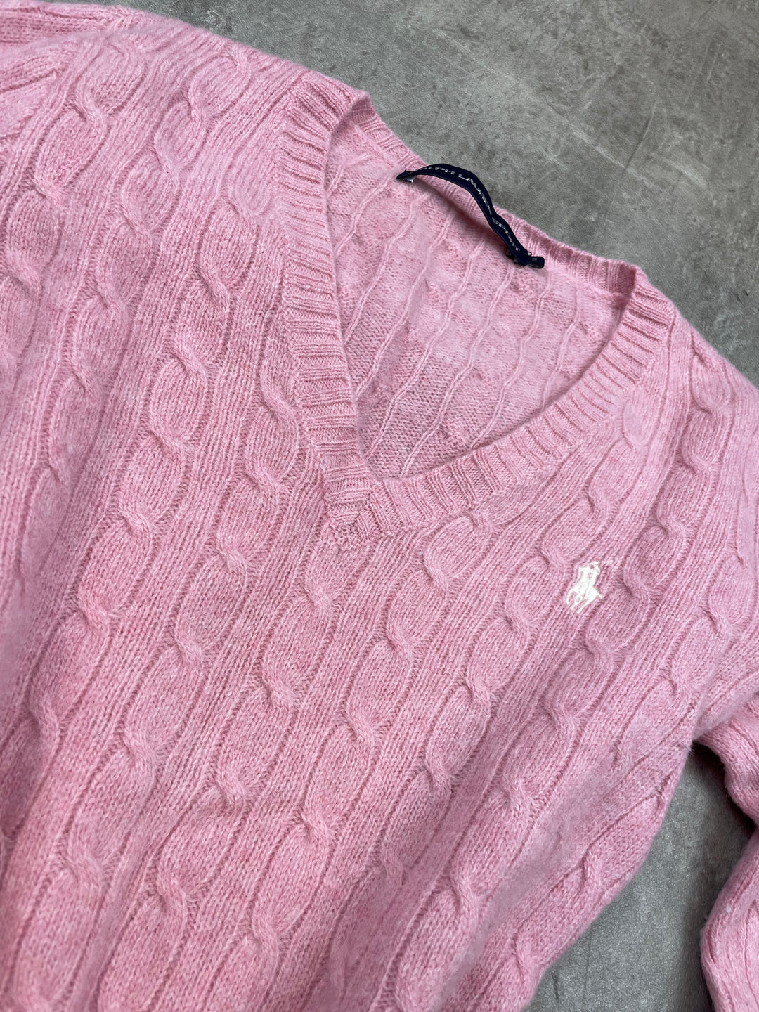 Ralph Lauren Girls Zopfmuster Sweater S