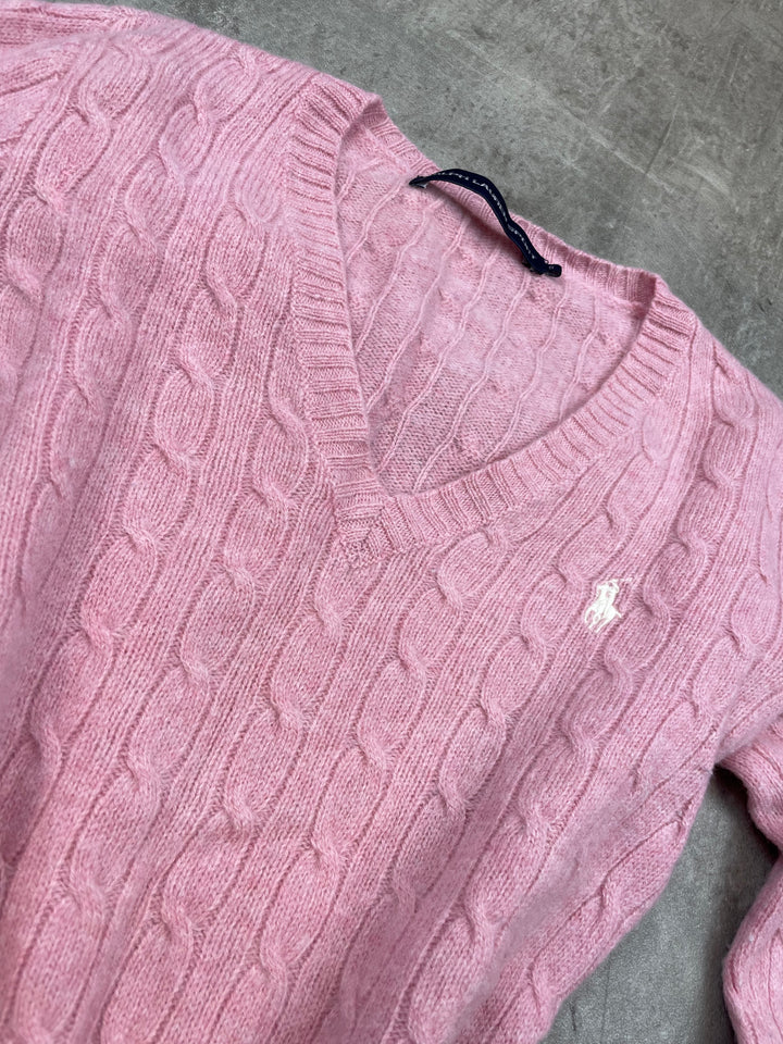 Ralph Lauren Girls Zopfmuster Sweater S