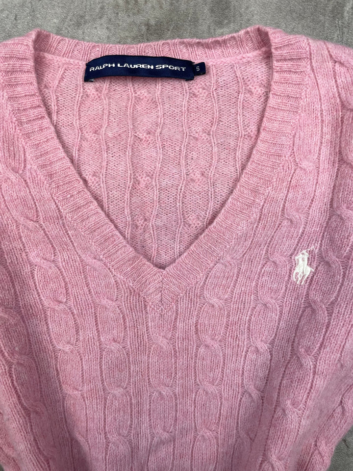Ralph Lauren Girls Zopfmuster Sweater S