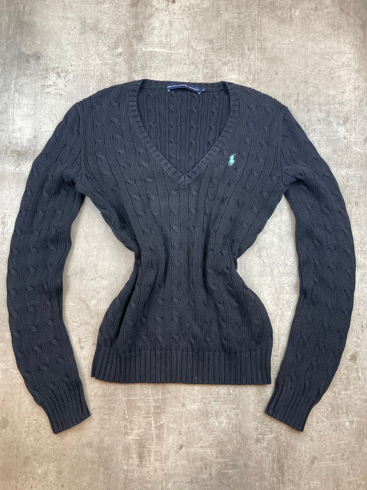 Ralph Lauren Girls Zopfmuster Sweater M