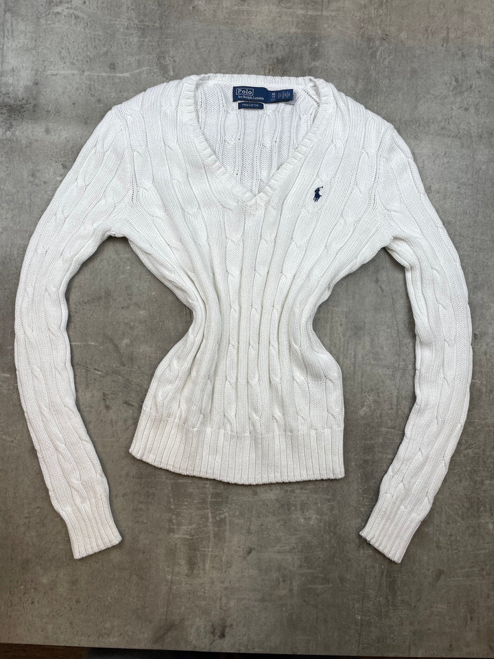 Ralph Lauren Girls Zopfmuster Sweater XS