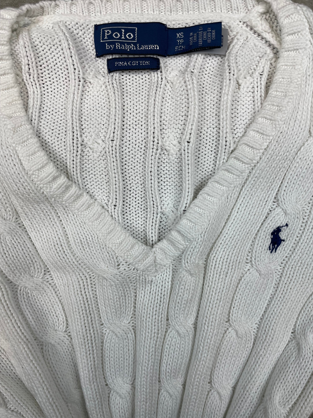Ralph Lauren Girls Zopfmuster Sweater XS