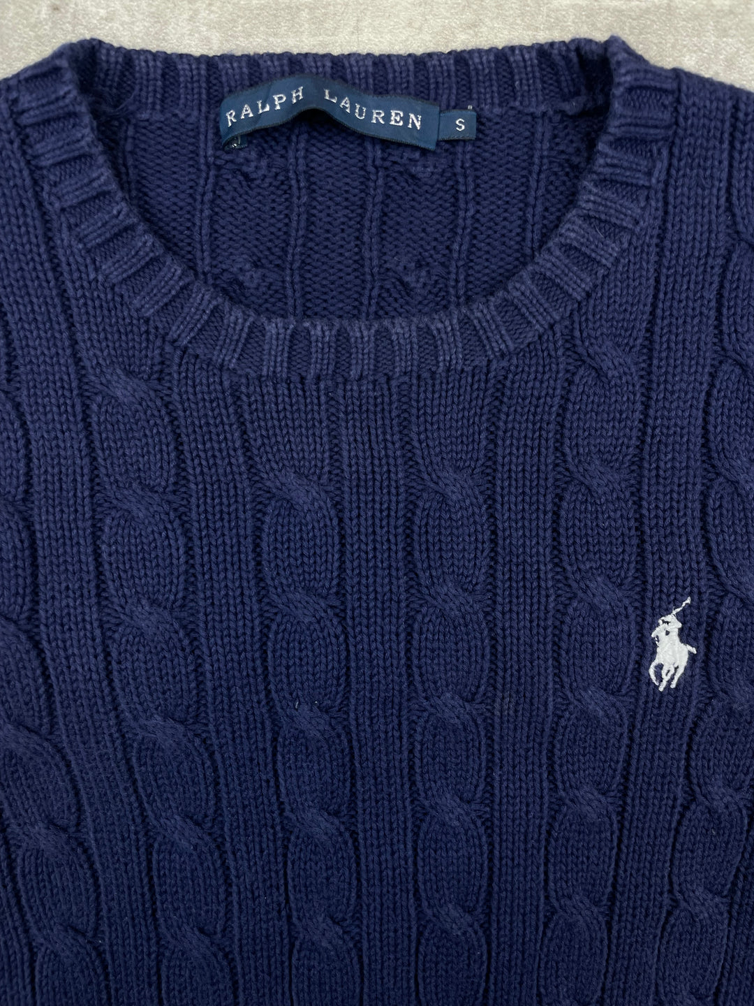 Ralph Lauren Zopfmuster Sweater S