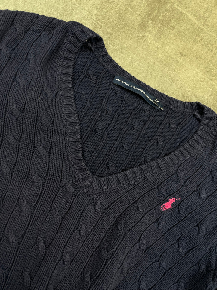 Ralph Lauren Girls Zopfmuster Sweater S