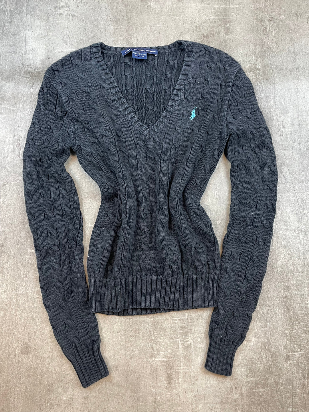 Ralph Lauren Girls Zopfmuster Sweater S