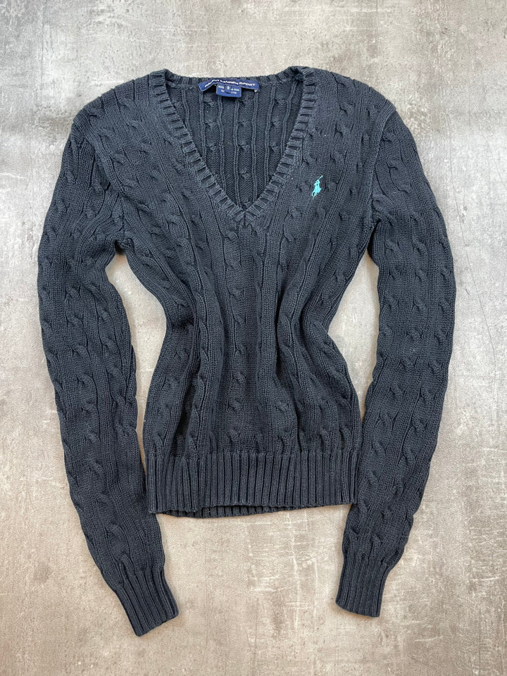 Ralph Lauren Girls Zopfmuster Sweater S