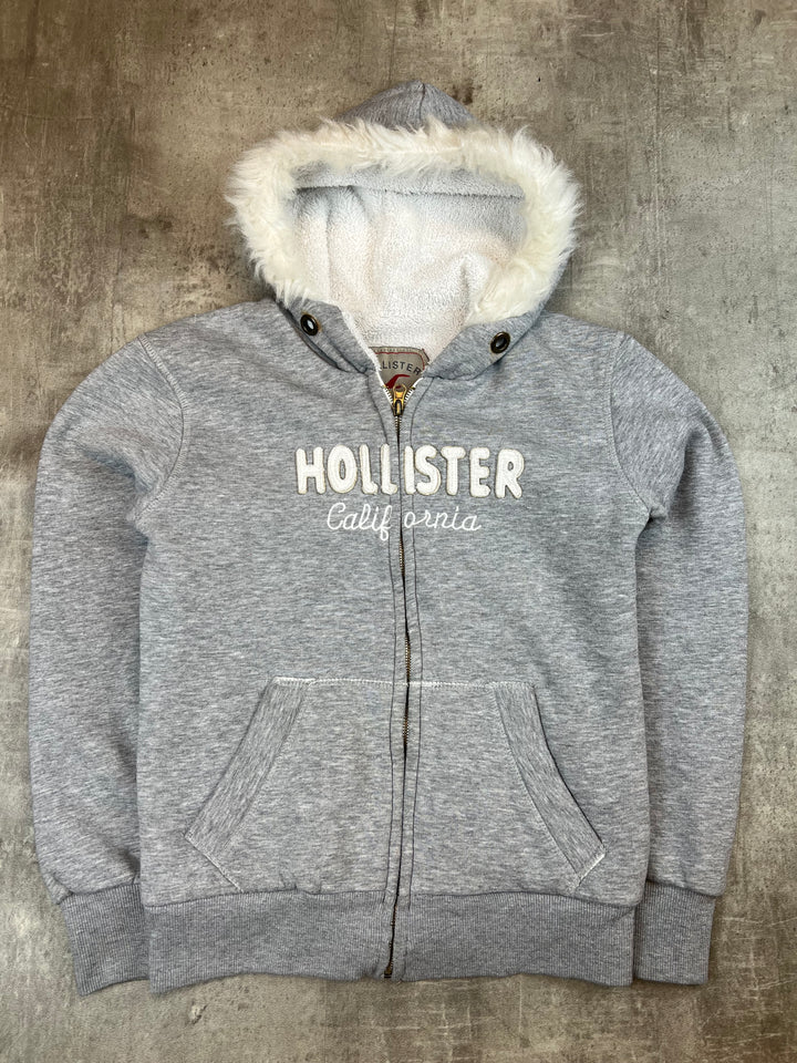 Hollister Girls Fur Zipper S