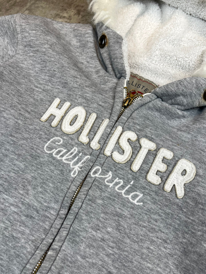 Hollister Girls Fur Zipper S
