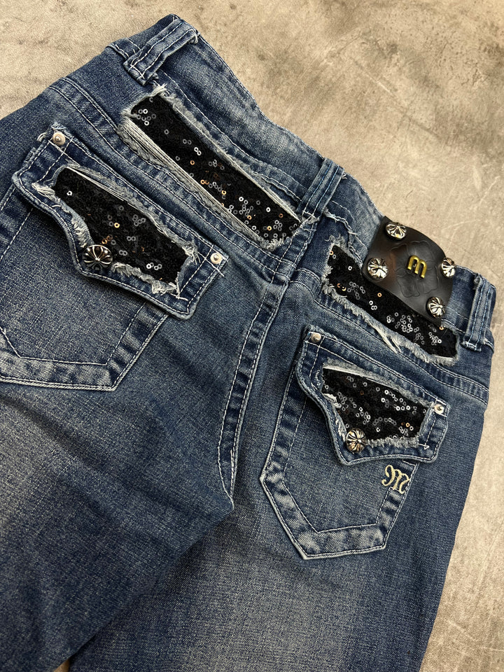 Miss Me Low Waist Bootcut Jeans XS | 24