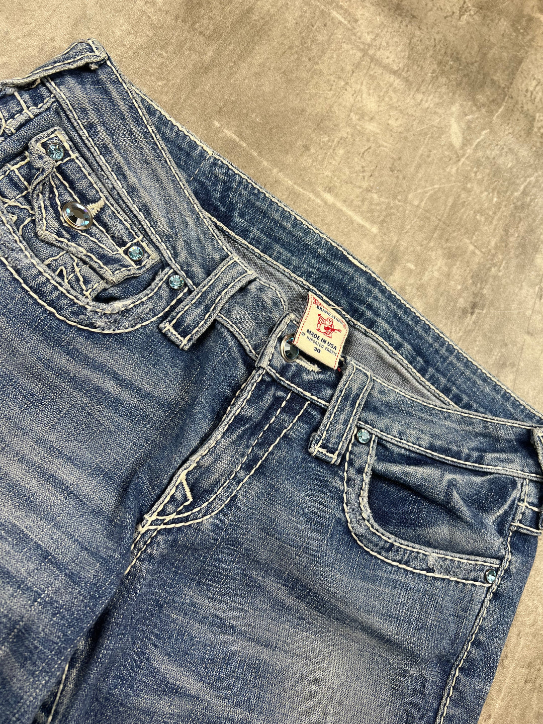 True Religion Low Waist Straight Jeans M | 30