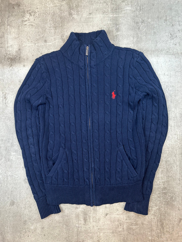 Ralph Lauren Girls Zopfmuster Zipper XS