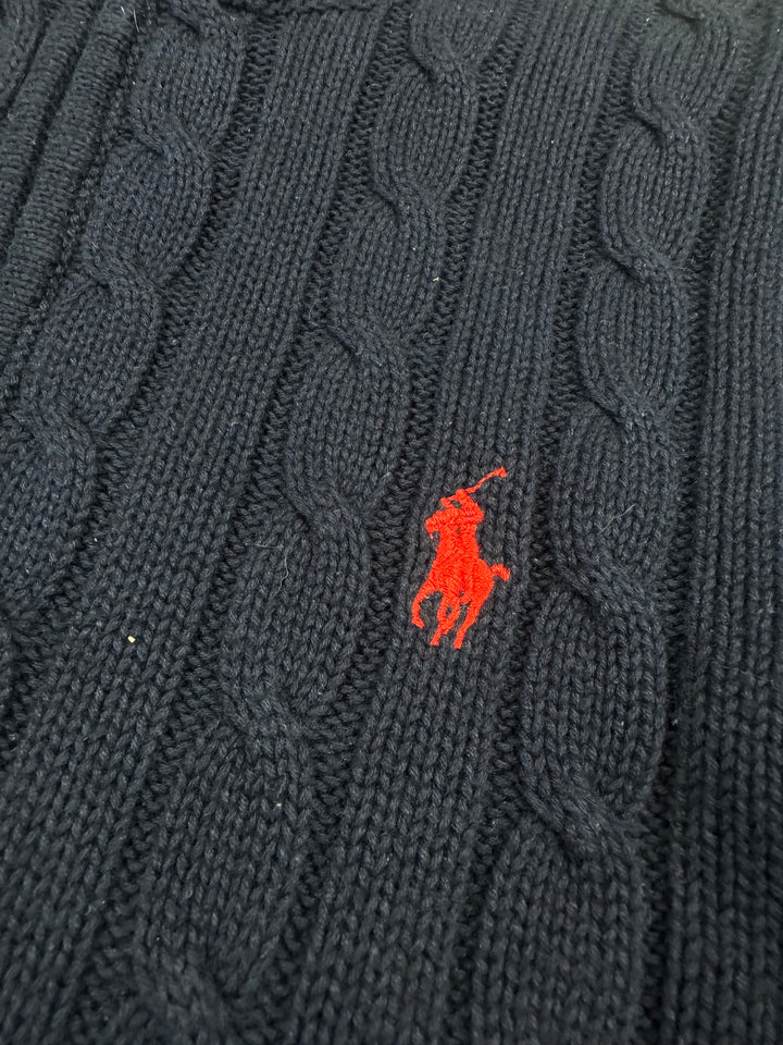Ralph Lauren Girls Zopfmuster Zipper XS
