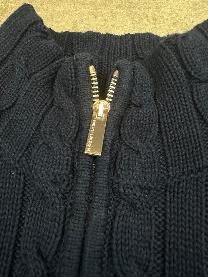 Ralph Lauren Girls Zopfmuster Zipper XS