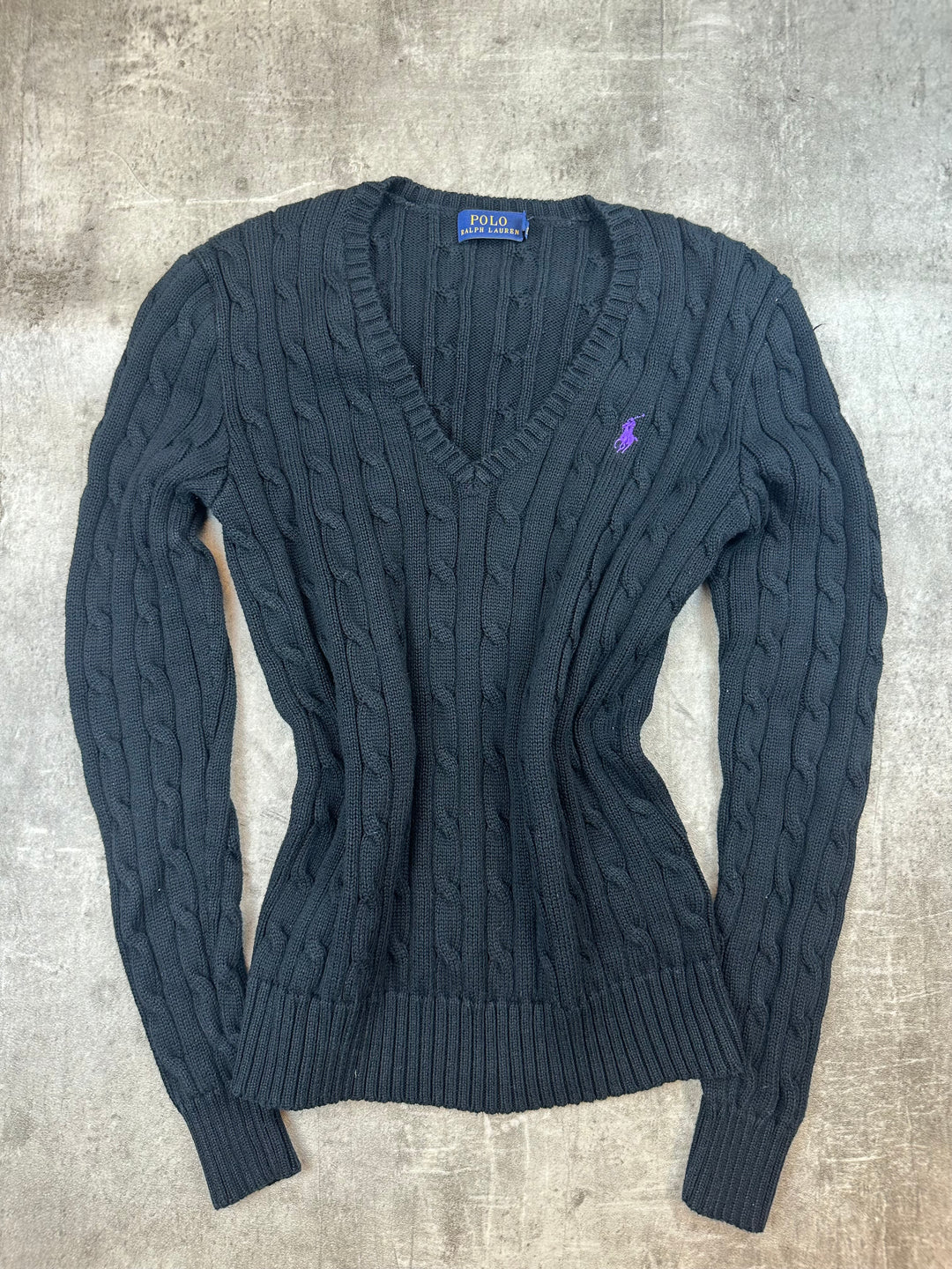 Ralph Lauren Zopfmuster Girls Sweater S