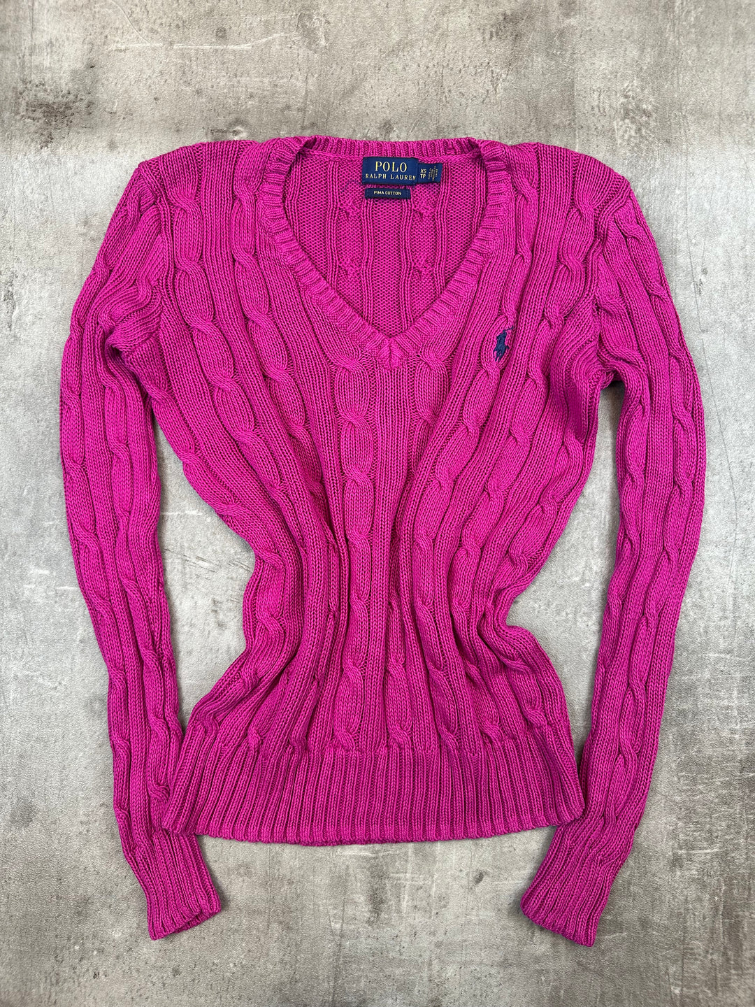 Ralph Lauren Girls Zopfmuster Sweater XS