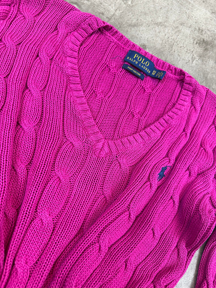 Ralph Lauren Girls Zopfmuster Sweater XS