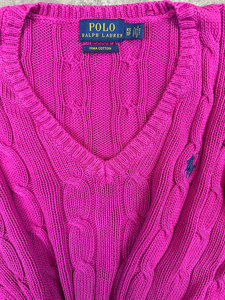 Ralph Lauren Girls Zopfmuster Sweater XS