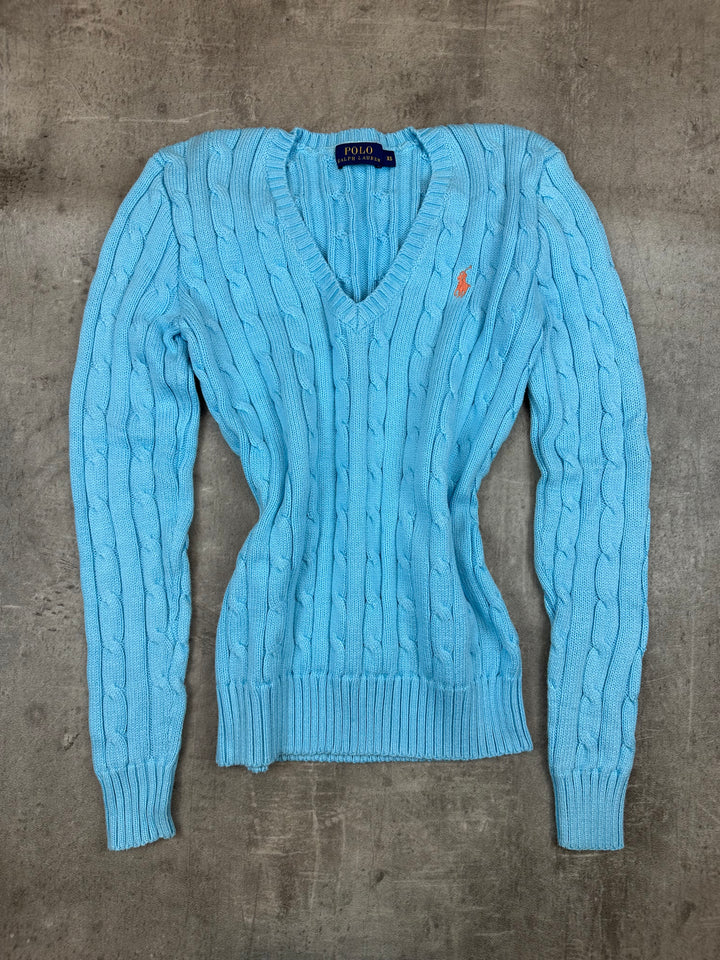 Ralph Lauren Girls Zopfmuster Sweater XS