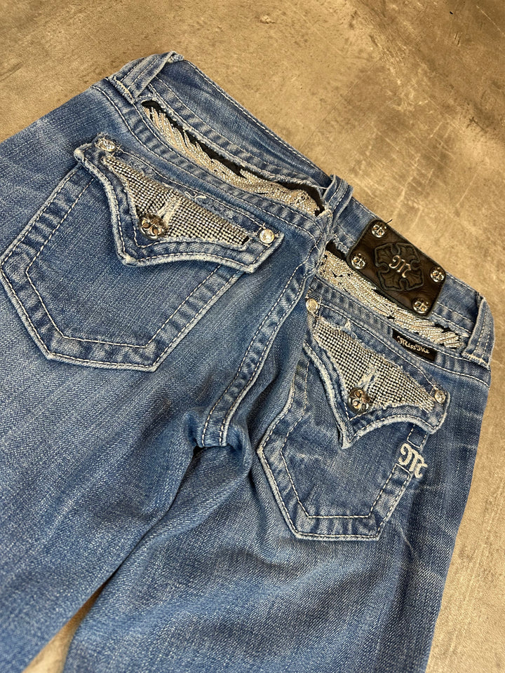 Miss Me Low Waist Bootcut Jeans | 26 | S