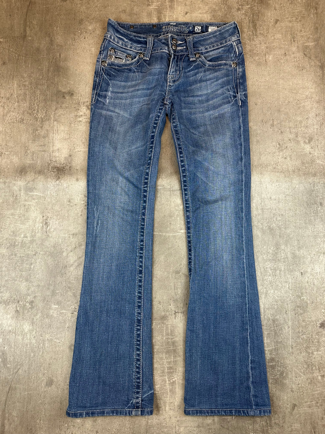 Miss Me Low Waist Bootcut Jeans | 26 | S