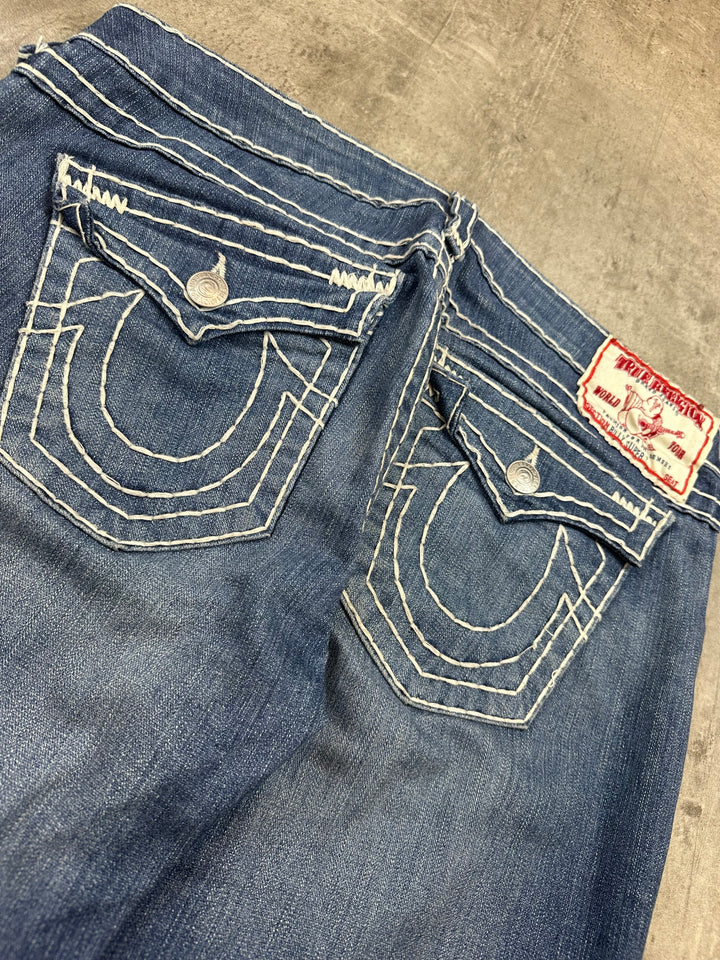 True Religion Low Waist Straight Jeans | 31 | L