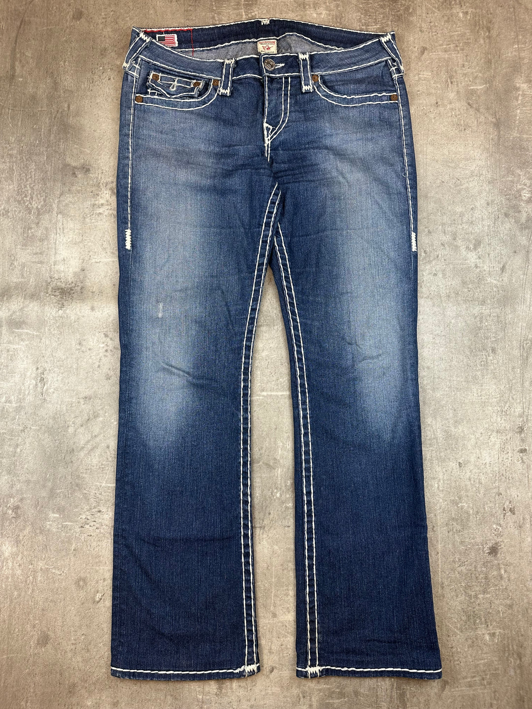 True Religion Low Waist Straight Jeans | 31 | L
