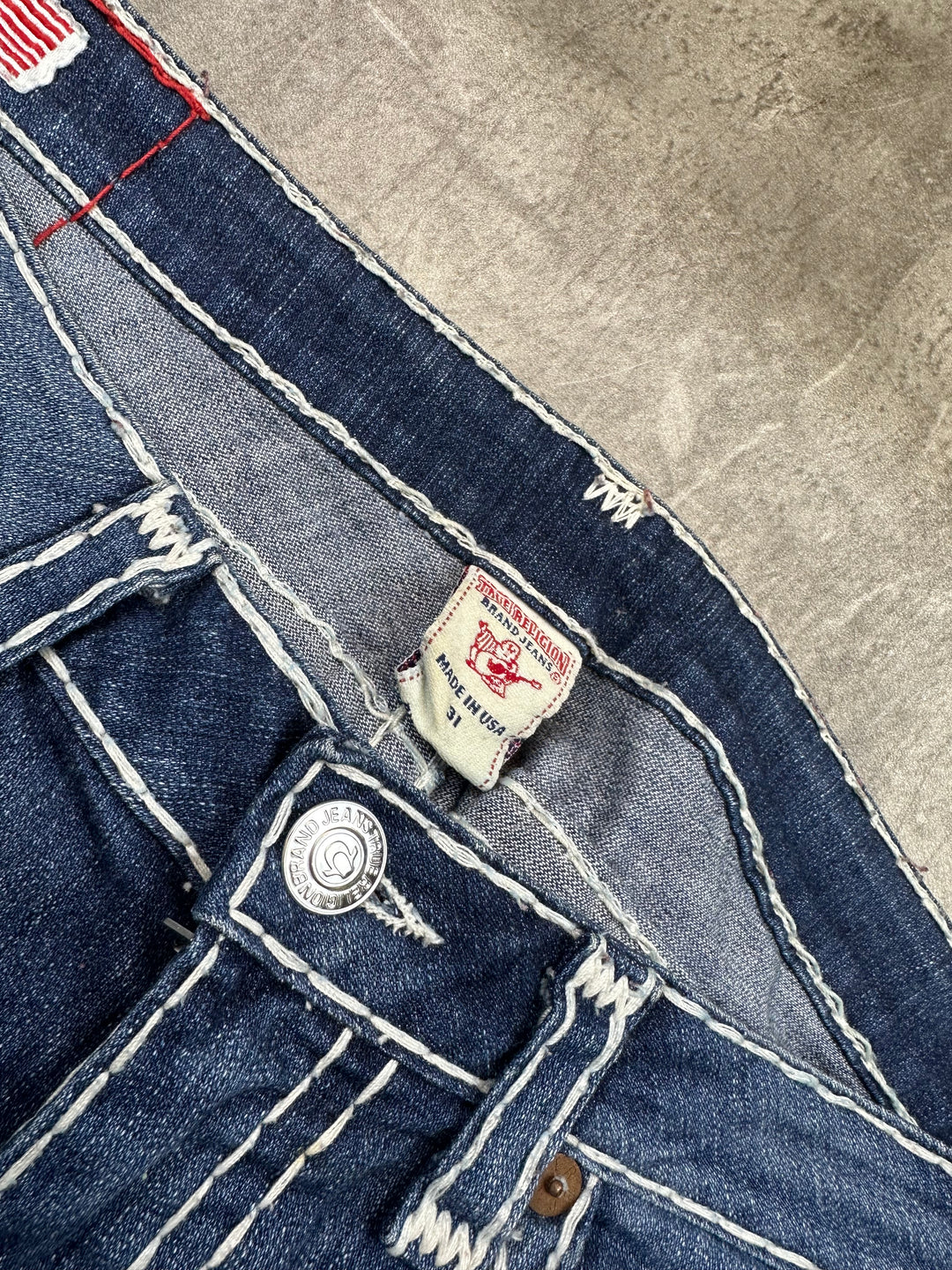 True Religion Low Waist Straight Jeans | 31 | L