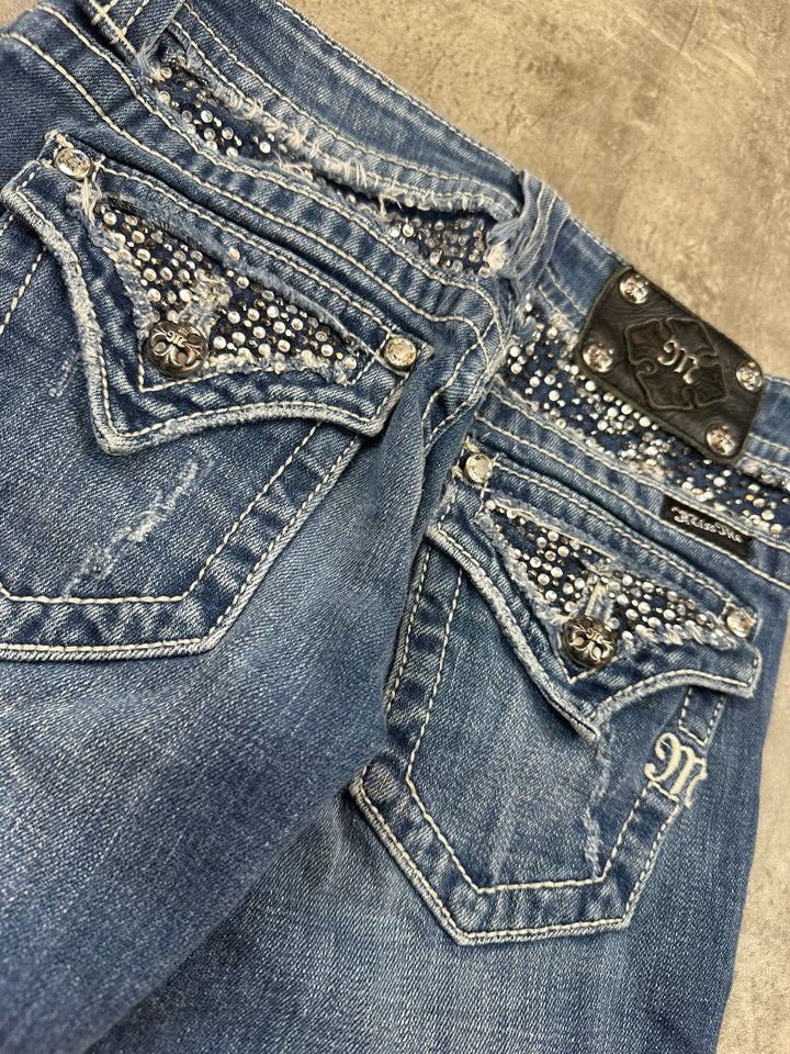 Miss Me Low Waist Bootcut Jeans | 24 | XXS