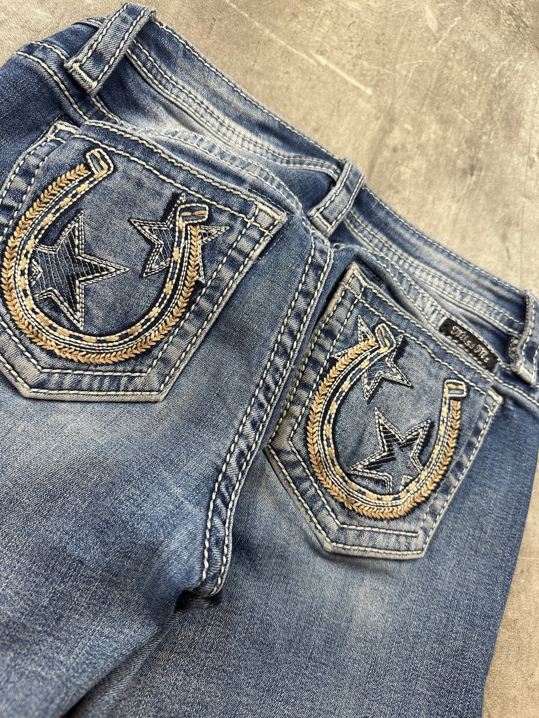 Miss Me Low Waist Bootcut Jeans | 14 | XXS