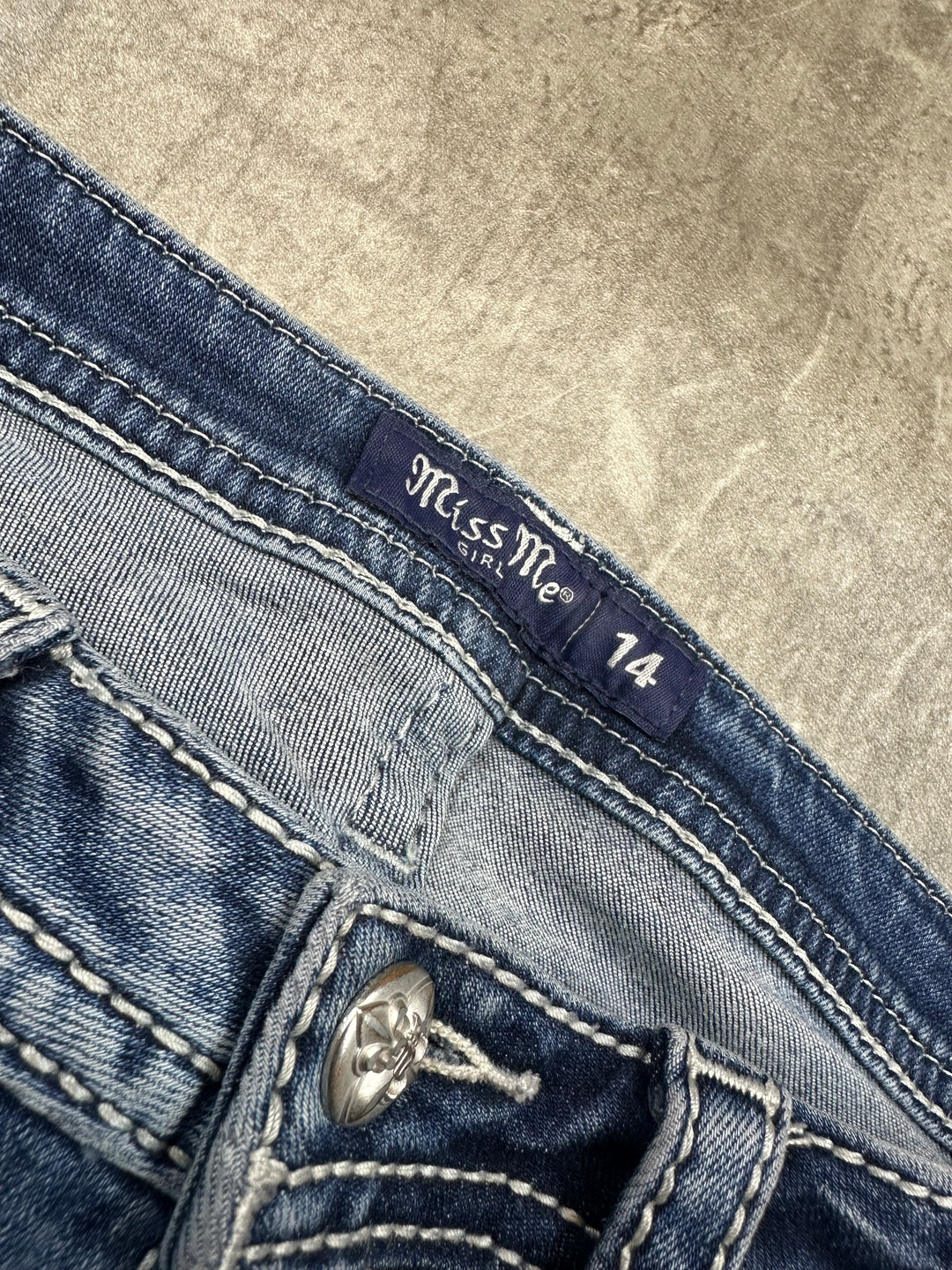 Miss Me Low Waist Bootcut Jeans | 14 | XXS