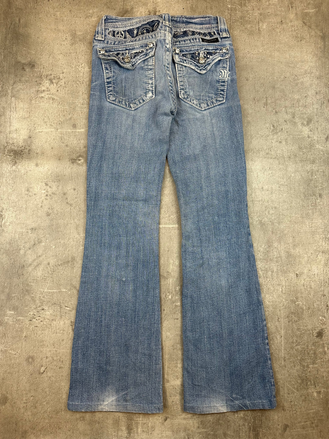 Miss Me Low Waist Bootcut Jeans | 12 | XXS