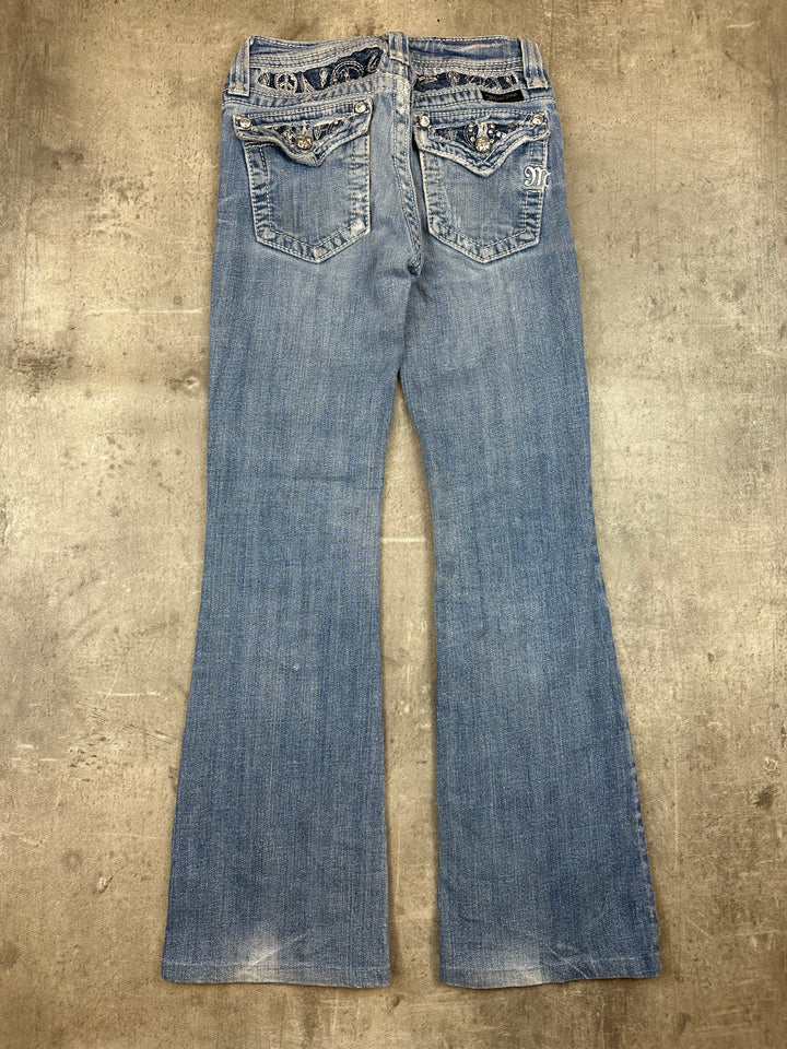 Miss Me Low Waist Bootcut Jeans | 12 | XXS