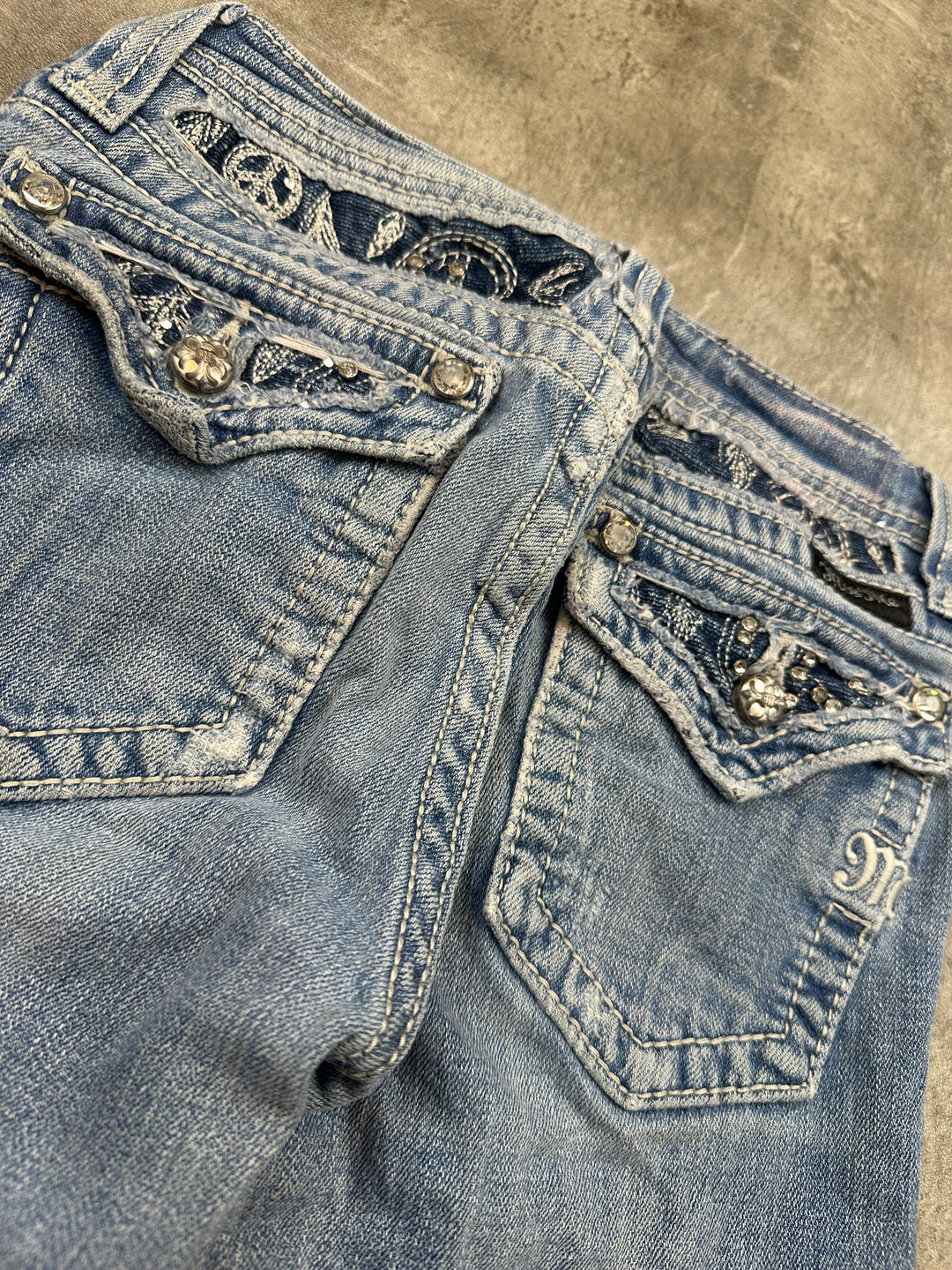 Miss Me Low Waist Bootcut Jeans | 12 | XXS