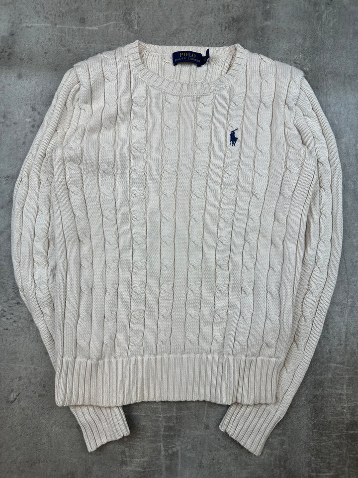 Ralph Lauren Girls Zopfmuster Sweater XXS