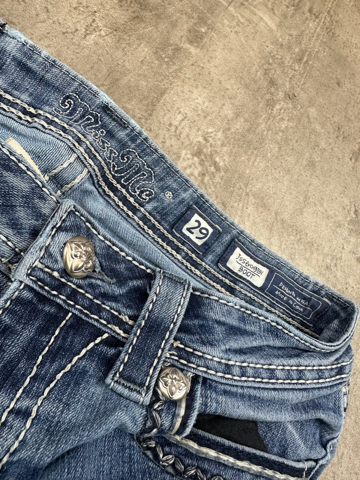 Miss Me Low Waist Bootcut Jeans | 29 | M