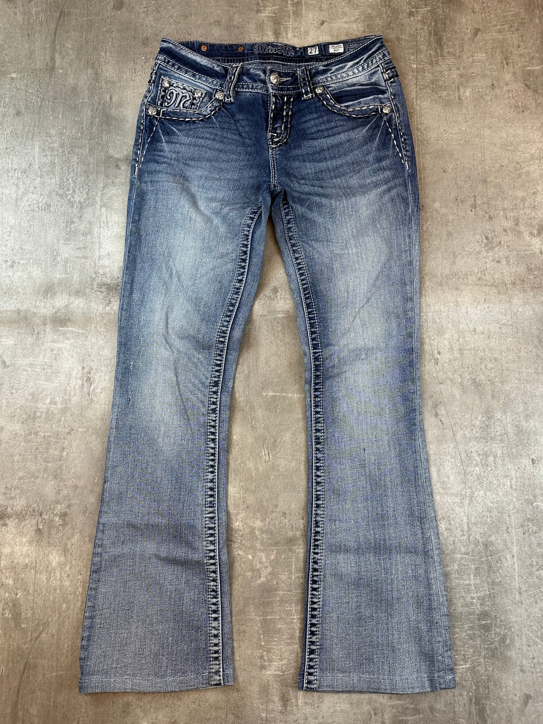 Miss Me Low Waist Bootcut Jeans S | 27