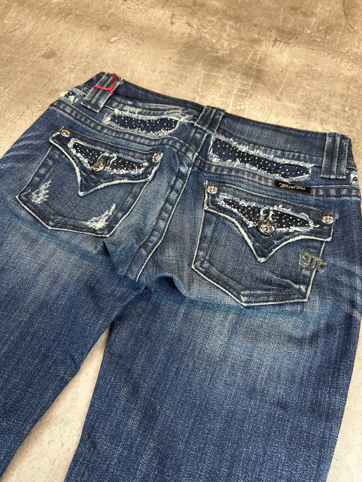 Miss Me Low Waist Bootcut Jeans S | 27