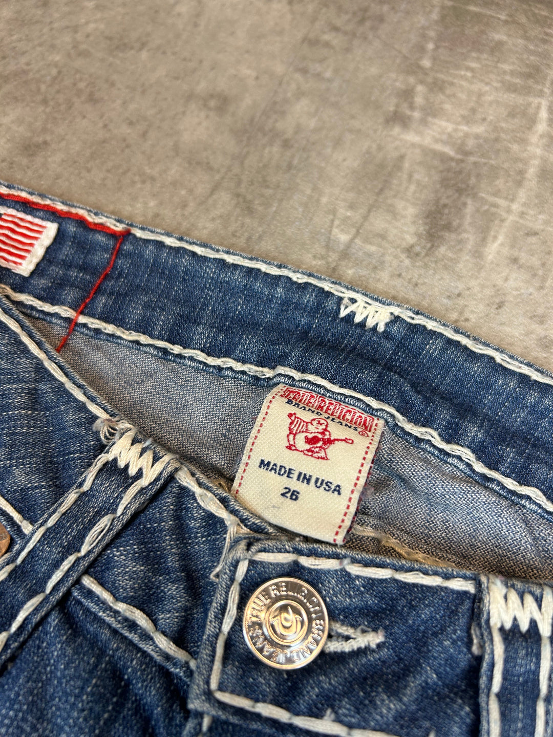 True Religion Low Waist Straight Jeans XS | 26
