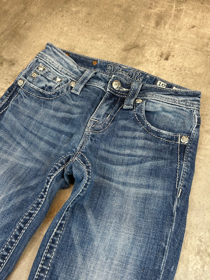 Miss Me Low Waist Straight Jeans XXXXS | 10