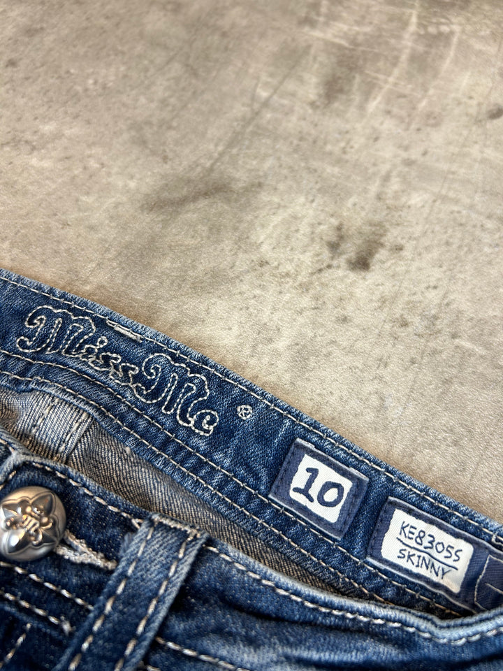 Miss Me Low Waist Straight Jeans XXXXS | 10