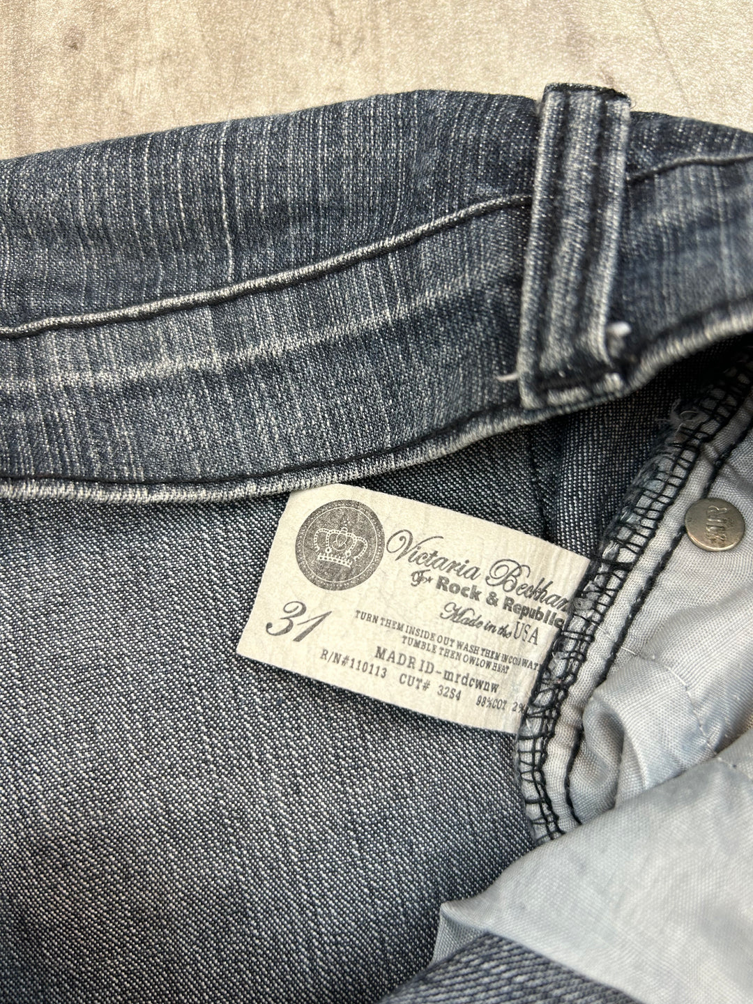 Victoria Beckham Low Waist Bootcut Jeans M | 31