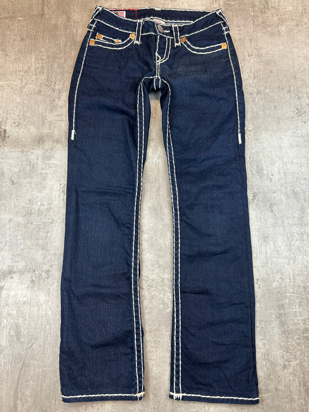 True Religion Low Waist Straight Jeans XS