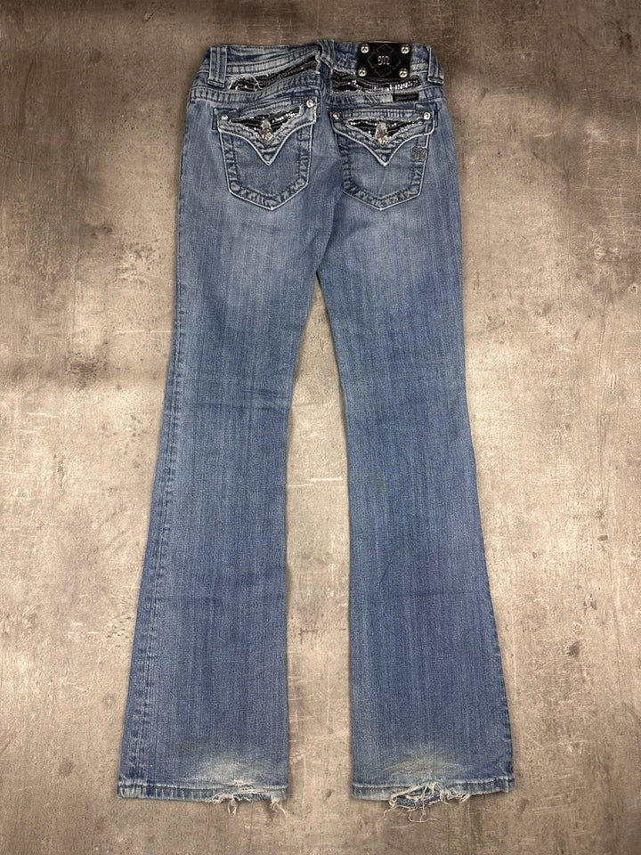 Miss Me Low Waist Bootcut Jeans S | 26