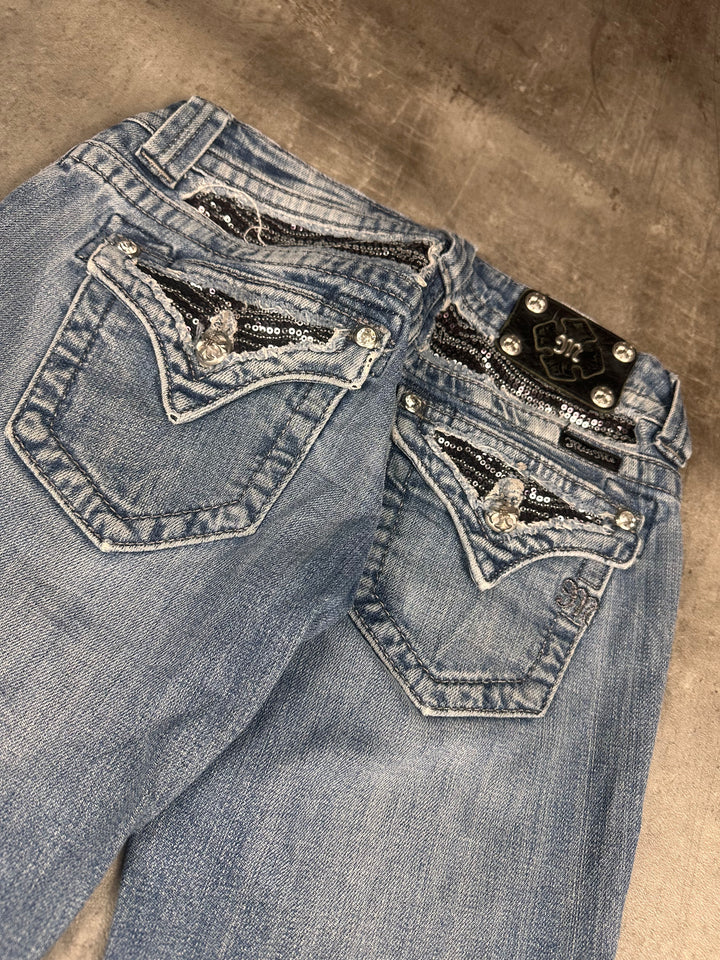 Miss Me Low Waist Bootcut Jeans S | 26