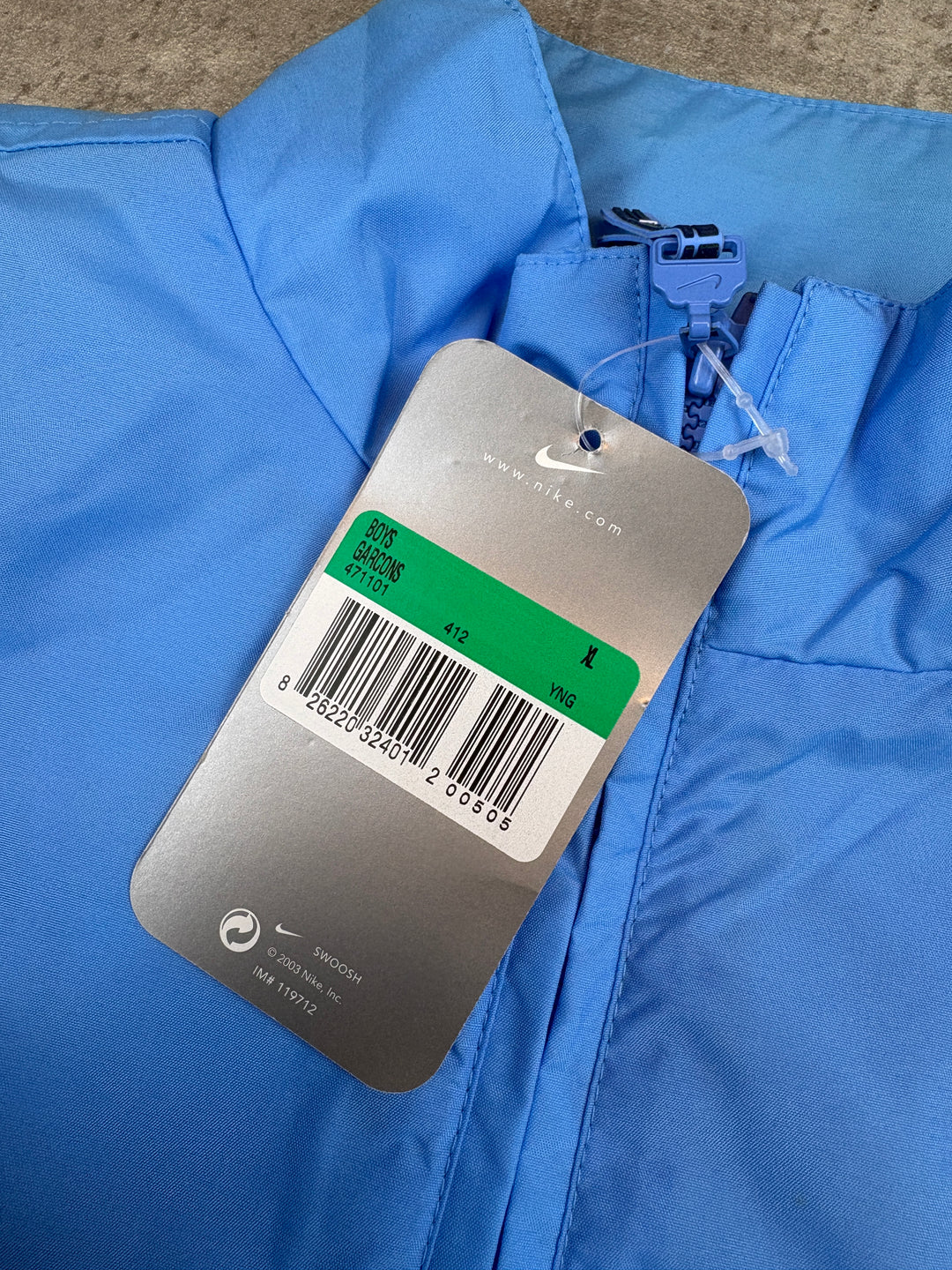 "RARE“ Nike Hex Trackjacket babyblau M