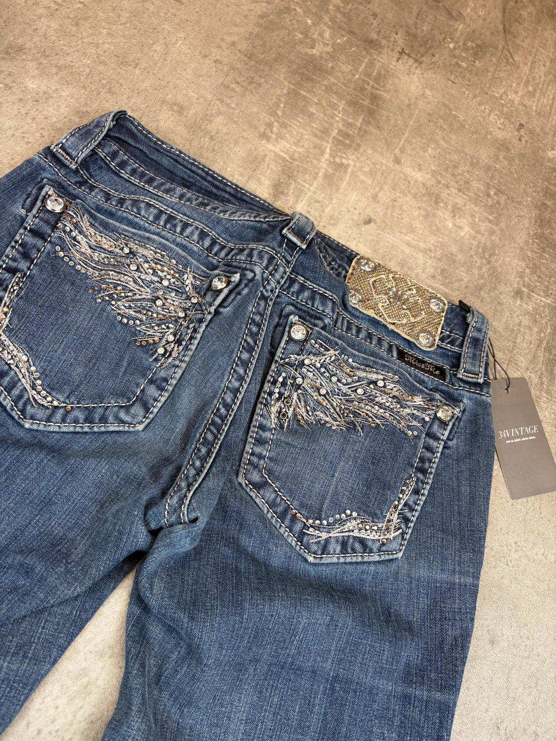 Miss Me Low Waist Jeans XXS | 25