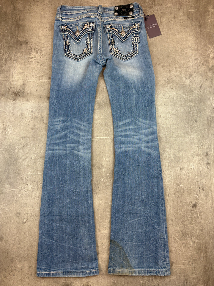 Miss Me Low Waist Bootcut Jeans XXS | 14