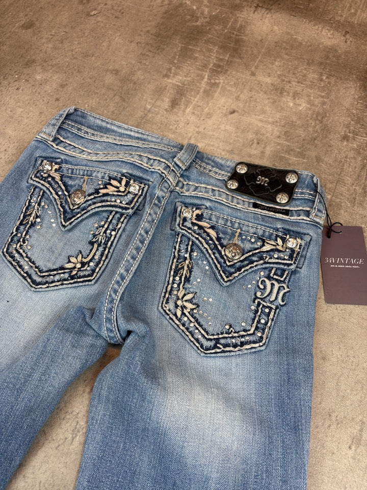 Miss Me Low Waist Bootcut Jeans XXS | 14